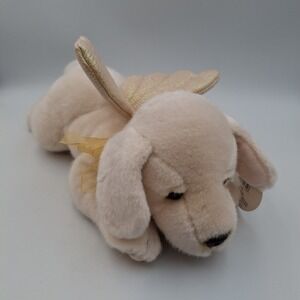 Russ Berrie Labrador Retriever Yellow Lab Dog Angel Wings Ulta #48095 Realistic